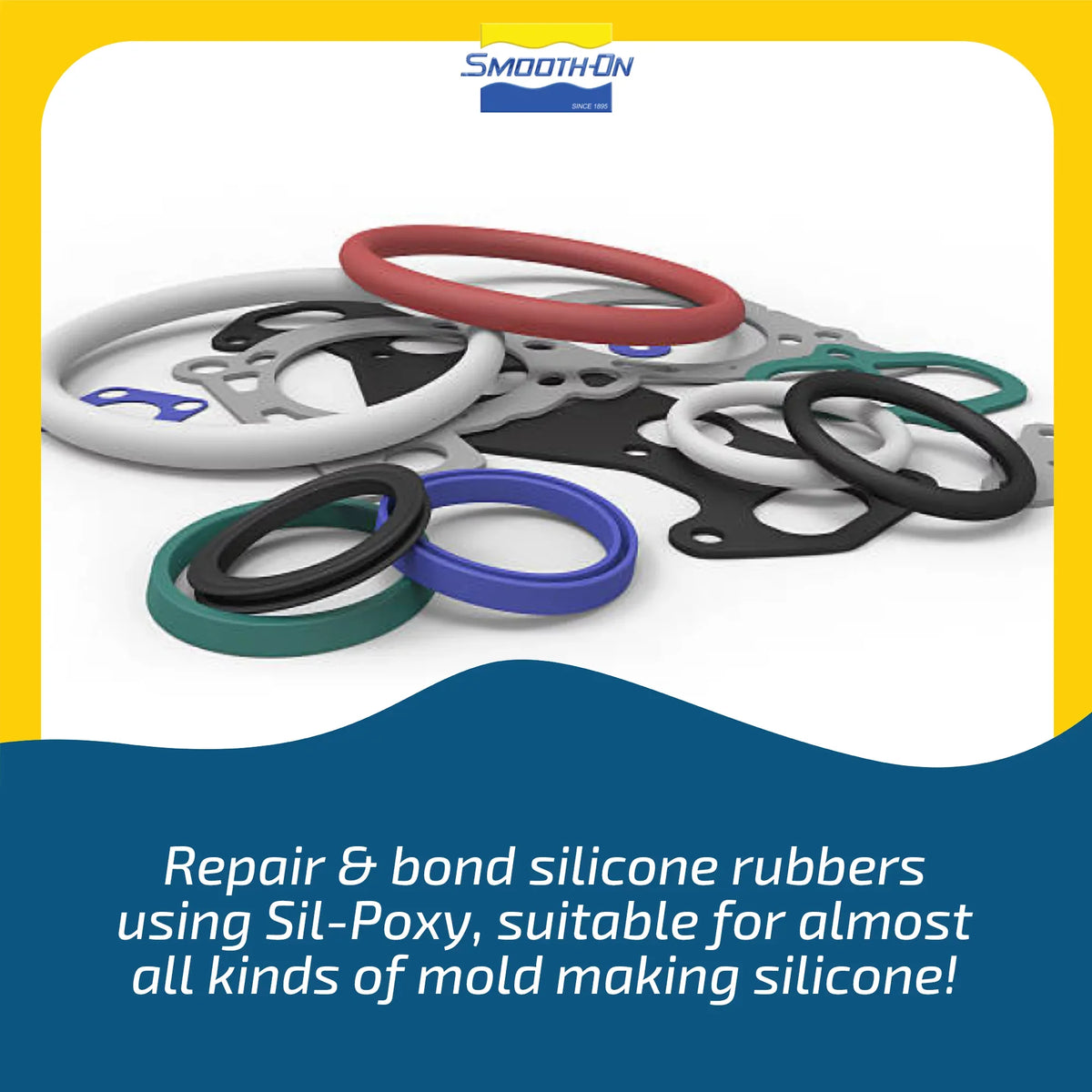 '-Poxy - Silicone Rubber Adhesive - 3 Ounce Tube