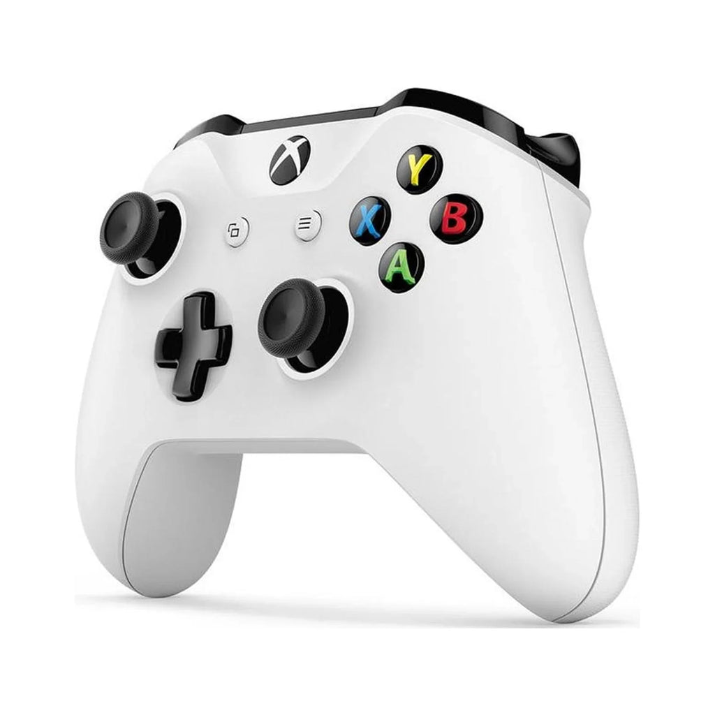Microsoft Xbox One S 1TB with 2 Controller, 4K Ultra  White with   Cleaning Kit  Bundle Like New