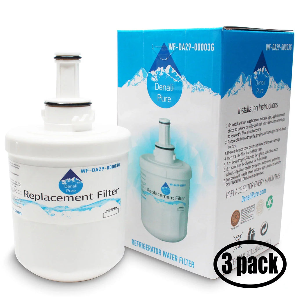 3-Pack Compatible with Samsung HAFIN2/ Refrigerator Water Filter - Compatible with Samsung HAFIN2/ Fridge Water Filter Cartridge