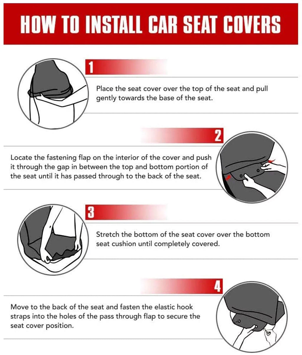 Xoenoiee Mushroom Car Seat Covers, Automotive Seat Cushion Cover for Cars  Pick-up Truck, Universal Non-Slip Vehicle Driver Seat Cushion Cover Protectors , Front Pair