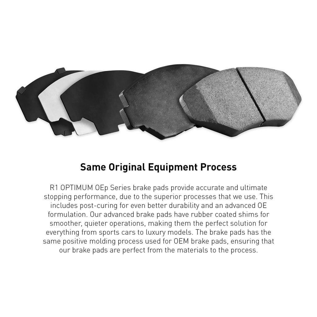 R1 Concepts Wduh1 76175 R1 Concepts Carbon Series Brake Rotors With 5000 Oep Fits select: 2004-2007  , 2004-2009