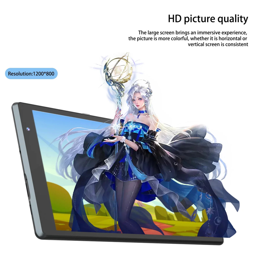 Tablet 8 in Tab , Android 11 Tablets, Quad-Core 2GB  32GB  WiFi  8 Inch  Display 4300mAh Tablets. (Black)