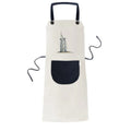 Burj al-Arab luxury hotel Dubai Apron Adjustable Bib Cotton Linen  Kitchen Pocket Pinafore