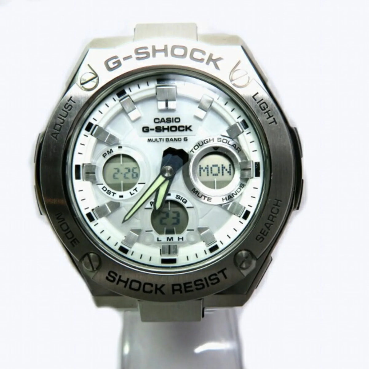 Pre-Owned Casio G-Shock Multiband 6 -W110D-7AJF Radio Solar Watch Men's (Good)