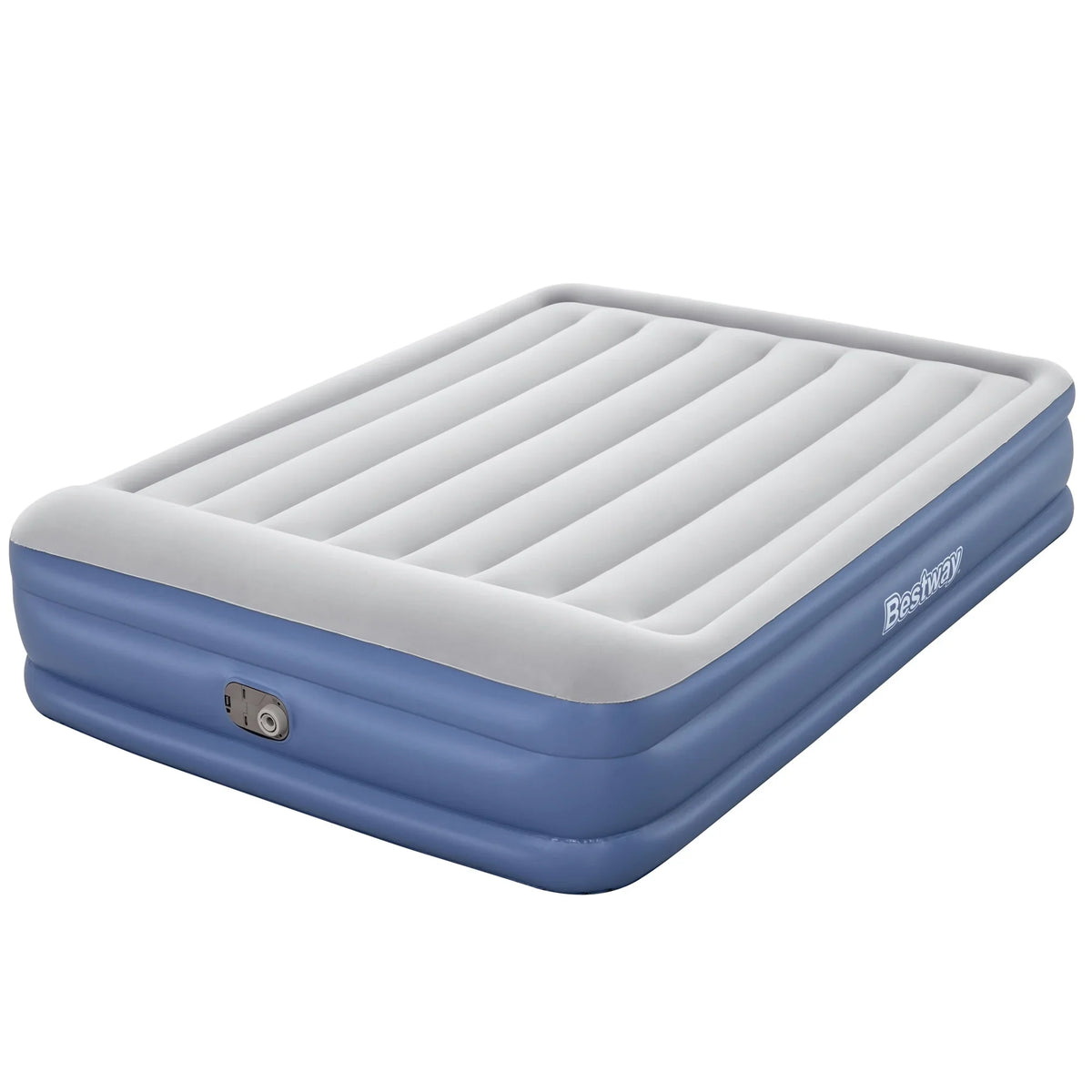 Bestway Tritech Air Mattress Queen 18” with Built-in  Pump and Antimicrobial Coating