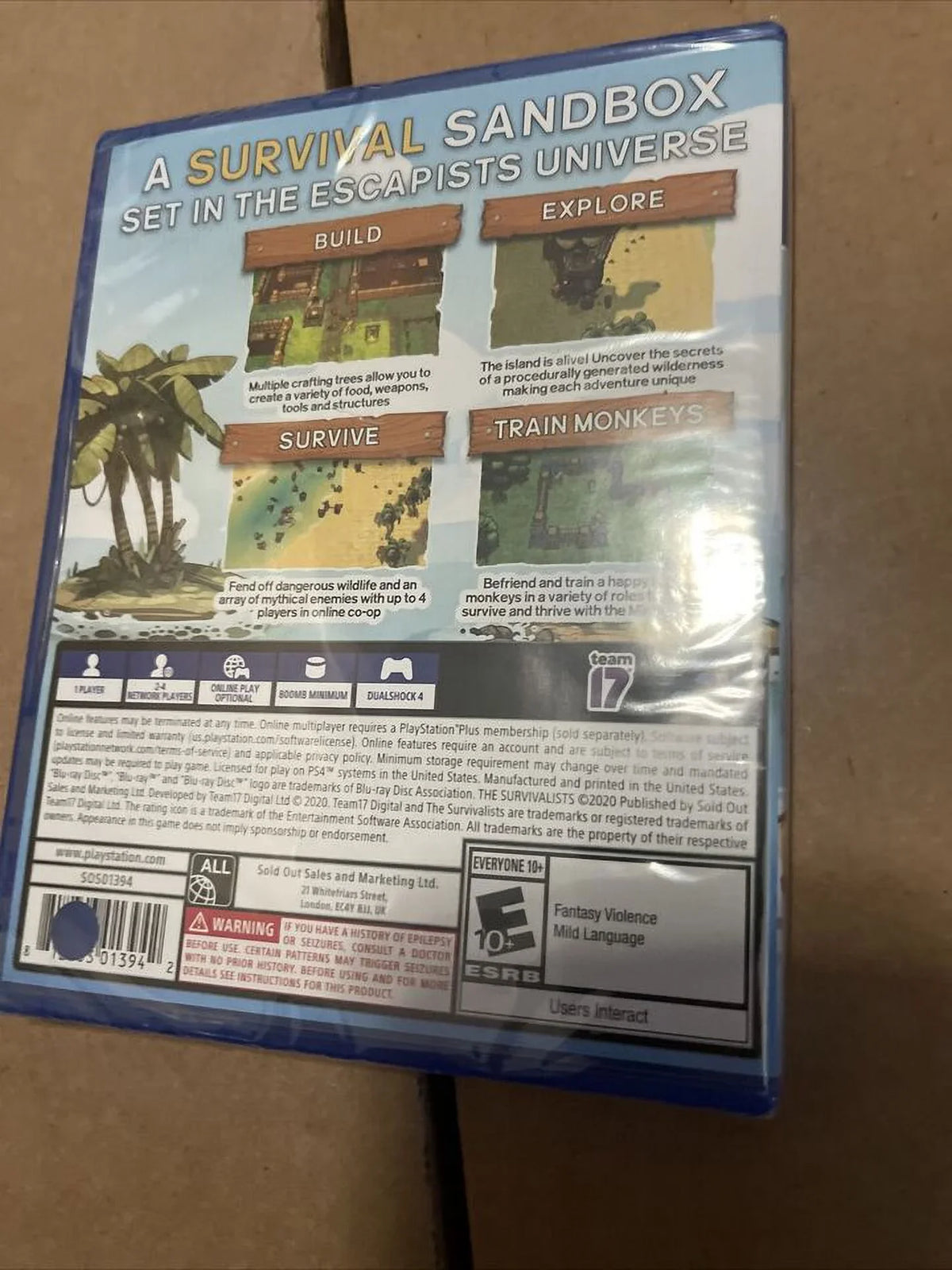 /.  The Survivalists - PS4.