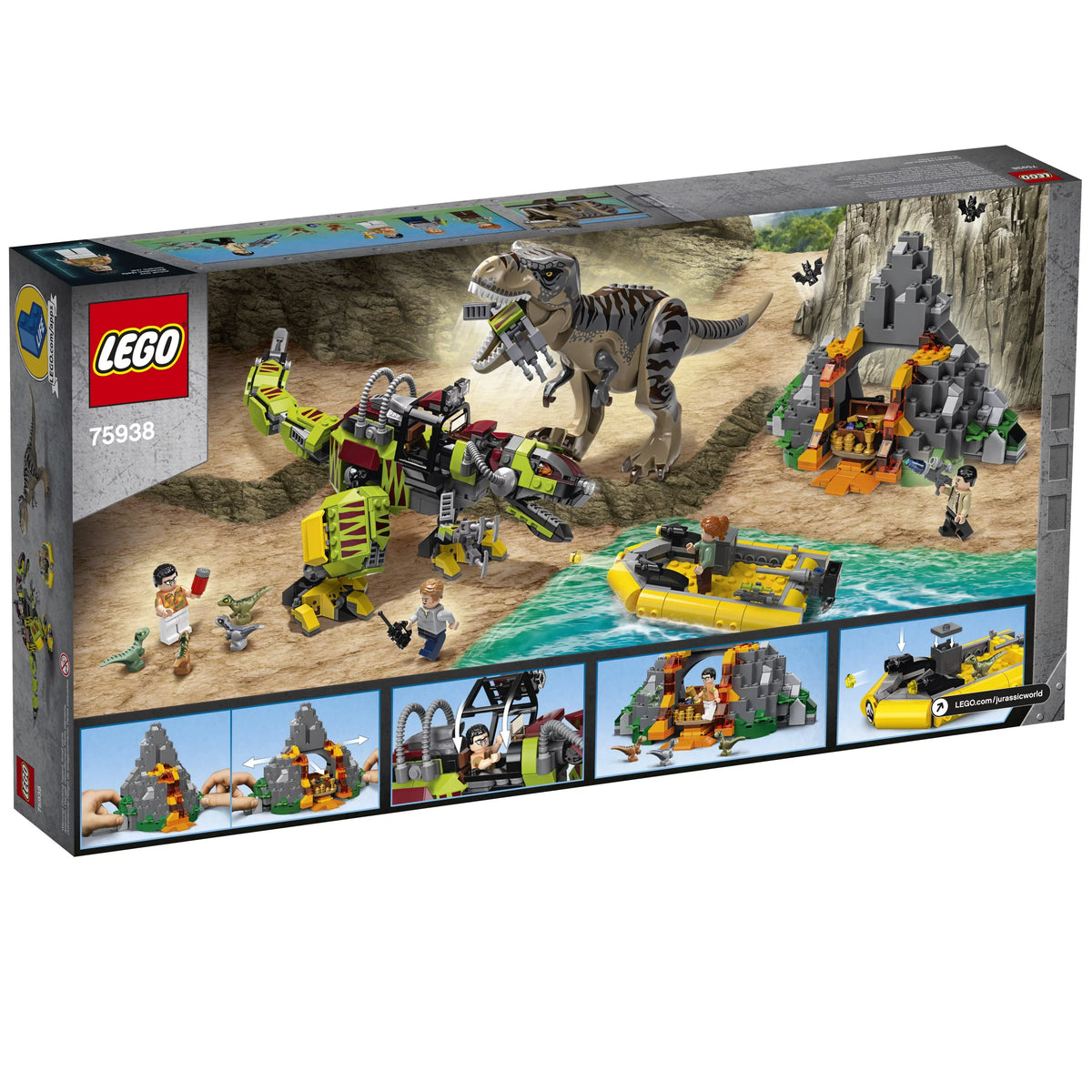 Jurassic World T. rex vs Dino-Mech Battle 75938 Dinosaur Building Toy (716 Pieces)