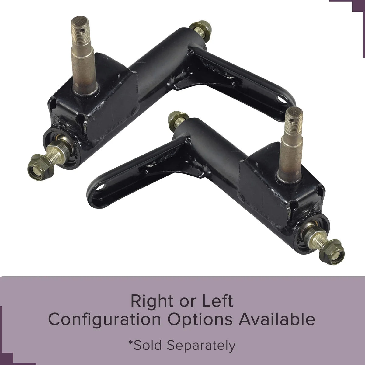 AlveyTech Spindle Steering Knuckle for the Coleman KT196 196cc 6.5 Hp Go-Kart Part, 4-Wheeler, Right