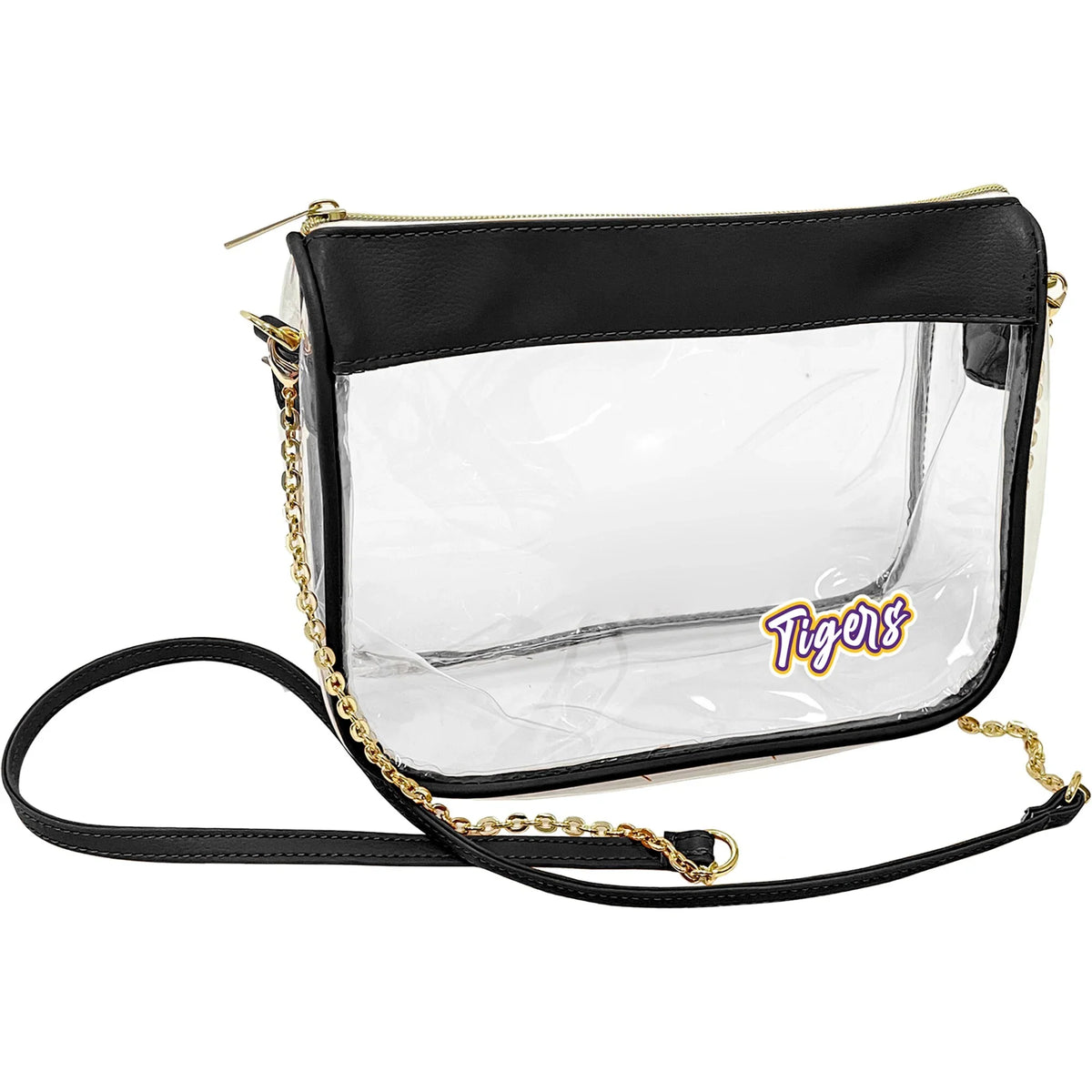 Tigers Hype Stadium Crossbody Clear Bag