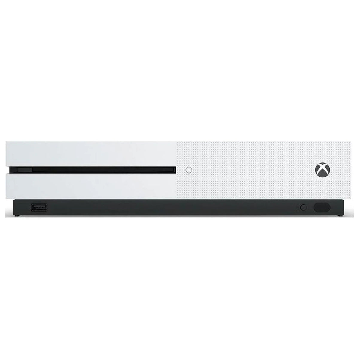 Microsoft Xbox One S 1TB with 2 Controller, 4K Ultra  White with   Cleaning Kit  Bundle Like New