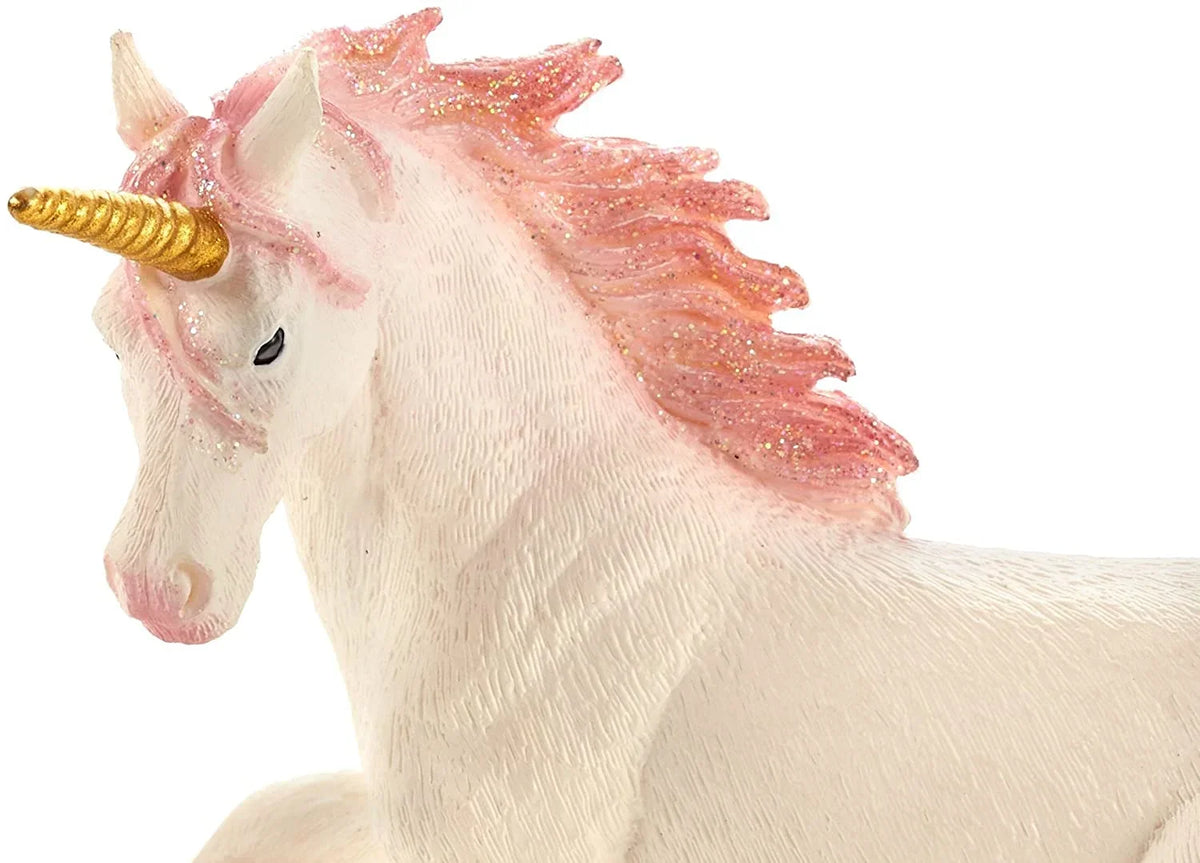 Unicorn (Pink) Realistic Fantasy Toy Replica Hand Painted Figurine
