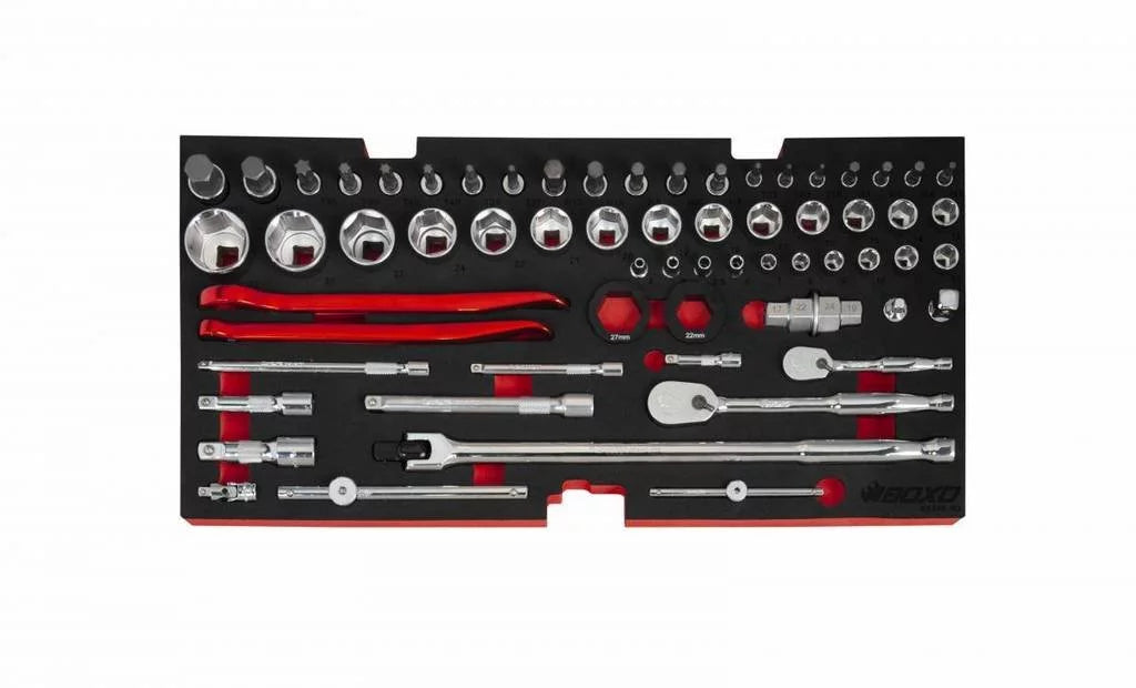 Heavy Duty 103 Piece MotoBox Tool Box - Black