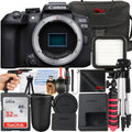 Canon  R10 Mirrorless Camera (Body Only) with SanDisk 32GB Memory Card + Case + Tripod +  Premium Accessory Bundle