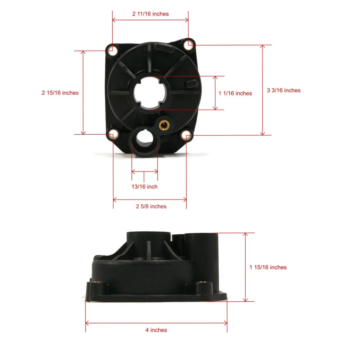 The  Shop | Water Pump Impeller Kit For 1987 Evinrude 60  E60TLCUC Outboard, 15" Transom