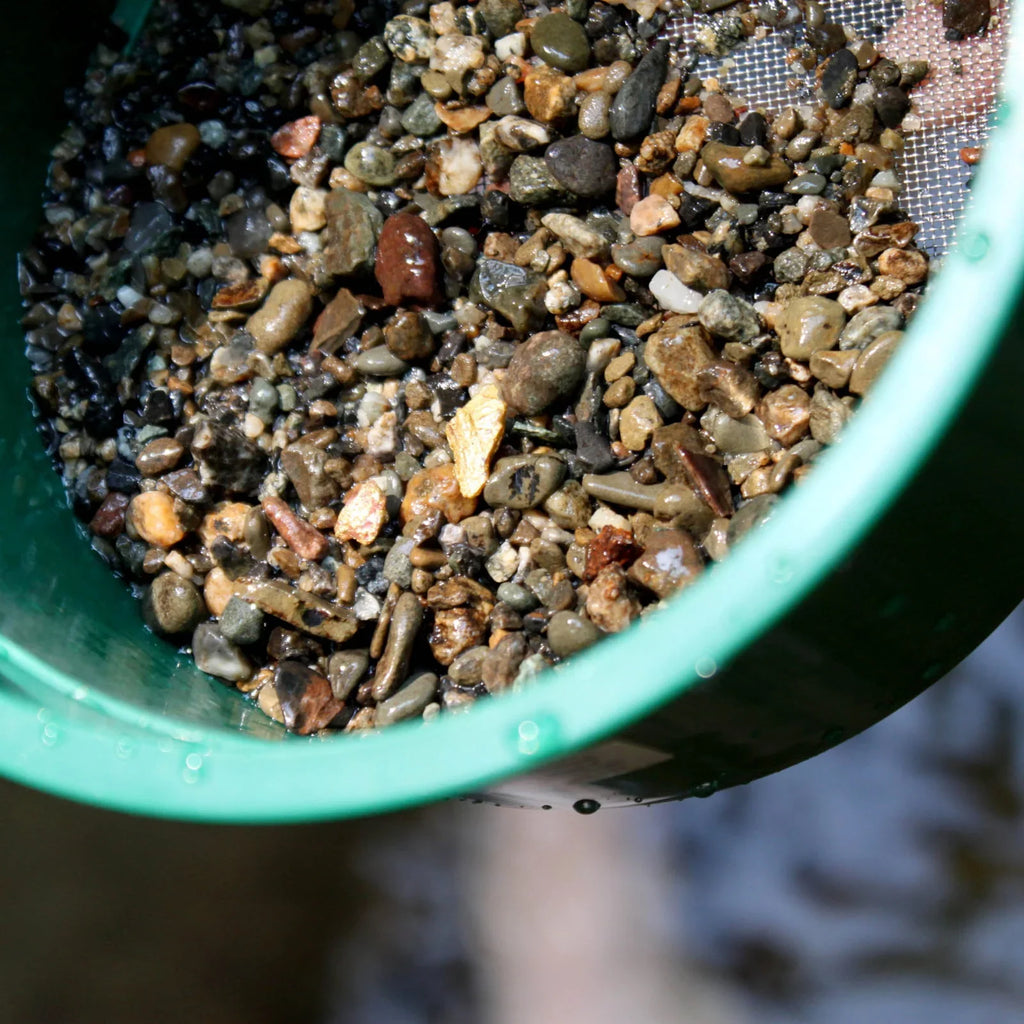 Outdoor 3pc Gold Rush Sifting Classifier Sieve Mini 6 Inch Prospect Pan, 3 Sizes