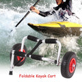 Anself Portable Lightweight Foldable Boat Kayak Canoe Trolley