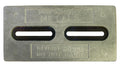 '- DP1 Hull Plate Aluminum 12" X 6" X 1/2"  Hull Plate -612A