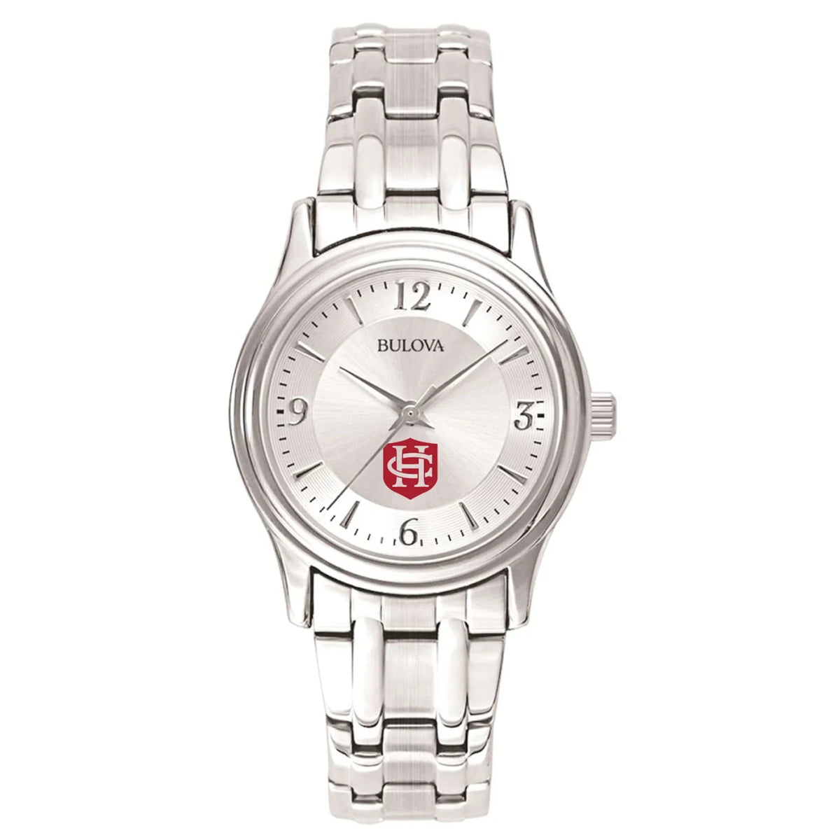 Women's Bulova  Silver Hanover Panthers Silver-Tone Dial Stainless Steel Quartz Watch