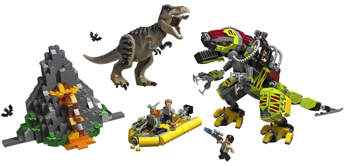 Jurassic World T. rex vs Dino-Mech Battle 75938 Dinosaur Building Toy (716 Pieces)