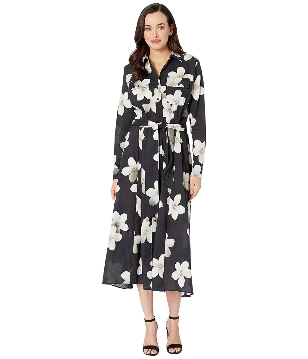 Ralph Lauren / Villa Floral Maxi Shirtdress Cover-up,  X-Large