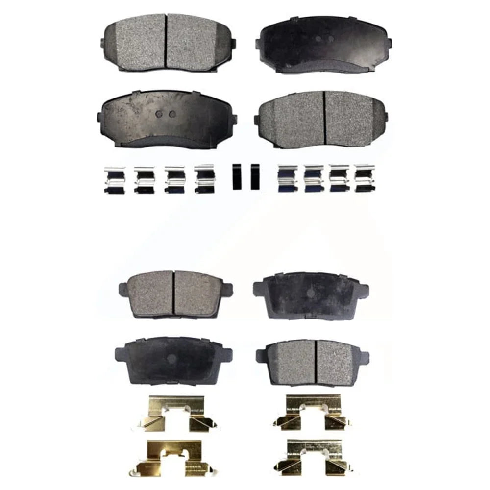 Front Rear Semi-Metallic Brake Pads Kit For Ford Edge Mazda -9 -7 Lincoln  -100094