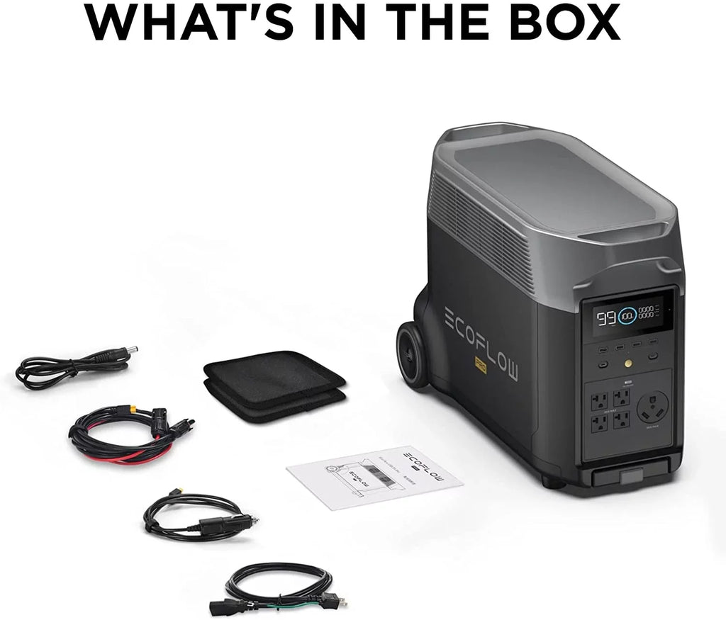 EcoFlow  Pro Portable Solar Generator Power Station,for Outdoor Camping,Home Use,Emergency,Used,Certified Reconditioned