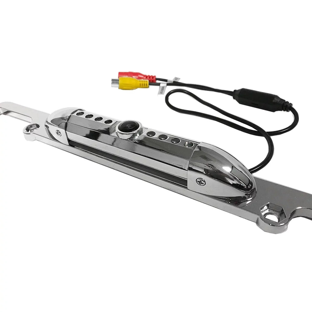 New 12V Car Rear View Backup Camera 8  Night Vision  License Plate Frame