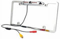 New 12V Car Rear View Backup Camera 8  Night Vision  License Plate Frame