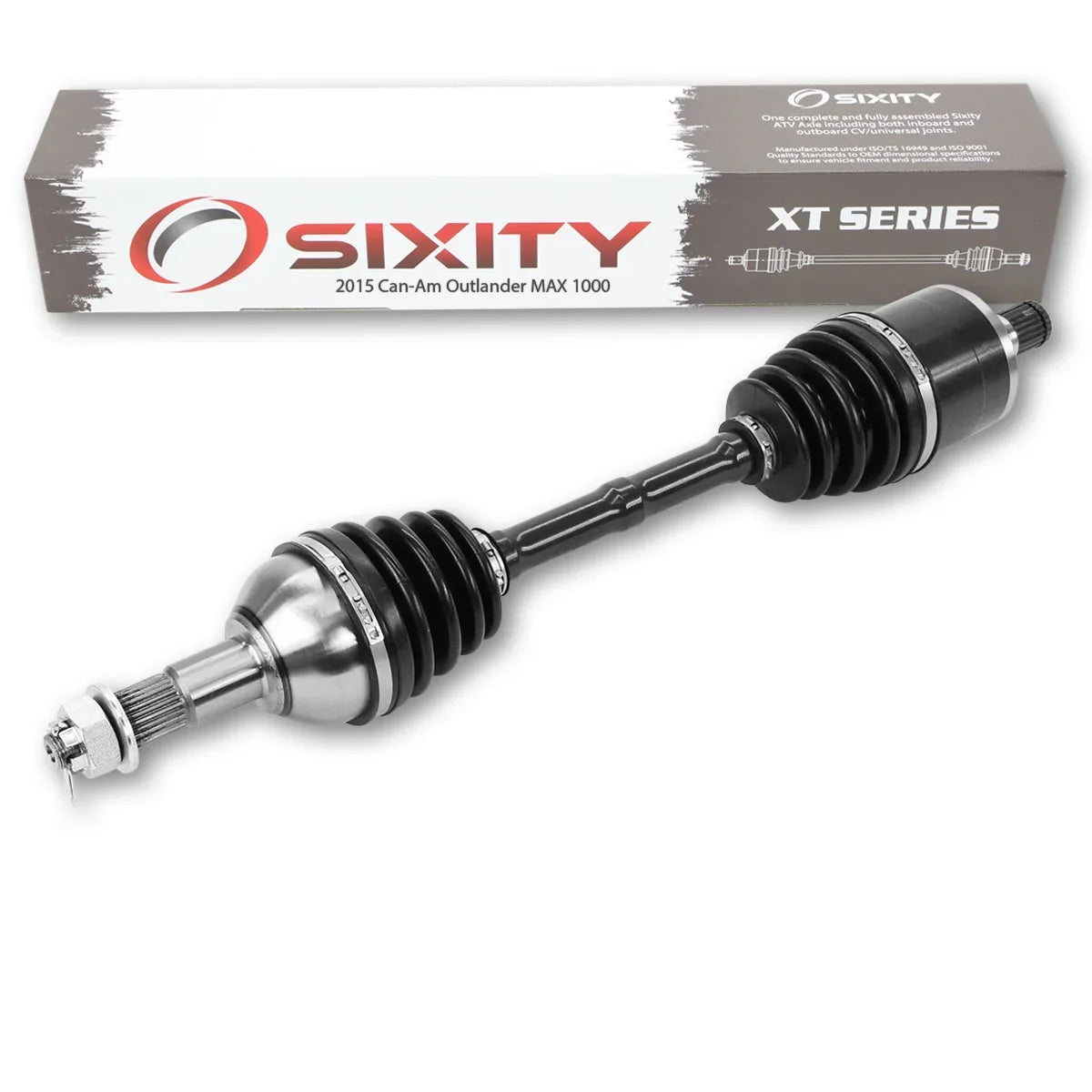 Sixity  Rear Left Axle compatible with Can-Am Outlander  1000 2015 -   4X4