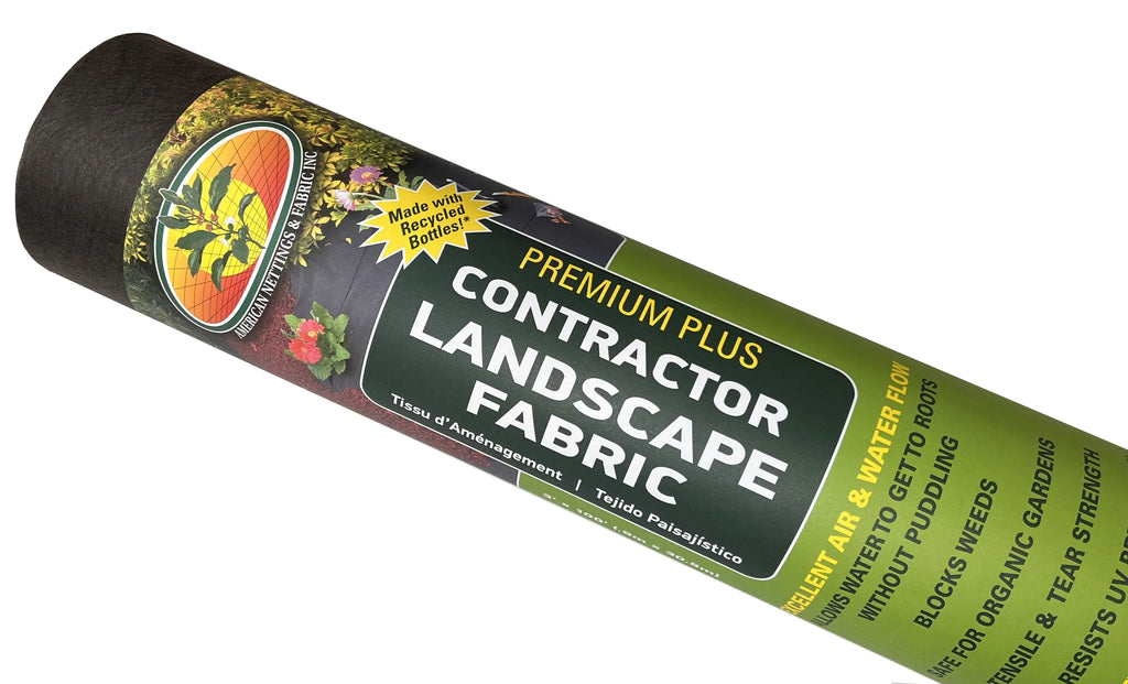American Nettings Premium Plus  Recycled Contractor Landscape Fabric (Lifetime) 3' x 100'