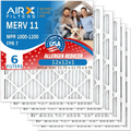 12x12x1 Air Filter  11 Comparable to  1000,  1200 &  7 Electrostatic Pleated Air Conditioner Filter 6 Pack  Premium  Made 12x12x1 Furnace Filters by     .
