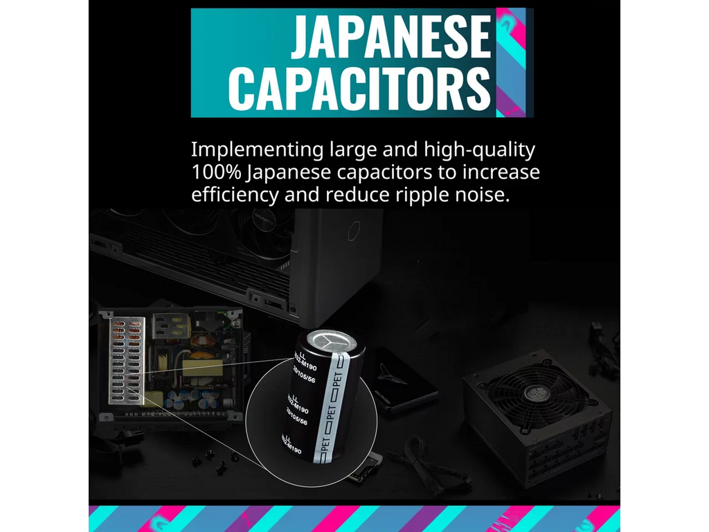 Cooler Master V1100  Platinum Fully Modular, Fully ATX3.0, 1100W , 80+ Platinum Efficiency,  Bracket Included,  Form Factor (-B001--)