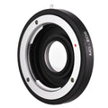 Andoer - Lens Mount Adapter Ring with Corrective Lens for Minolta  Lens to Fit for Canon  Camera Focus Infinity