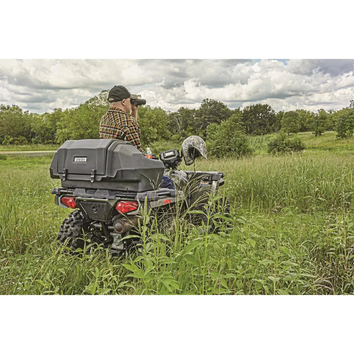 Guide Gear  Lounger Seat with Storage, Large Cushion, Cargo Box, Helmet Holder