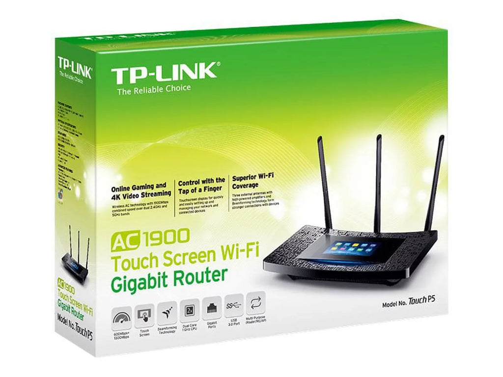 Tp-Link  P5 AC1900 TouchScreen Wi-Fi Gigabit Router