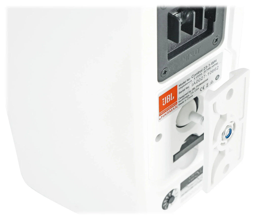 (2)  Control 23-1 White 3" Indoor/Outdoor 70v Commercial Wall Speakers + Amp