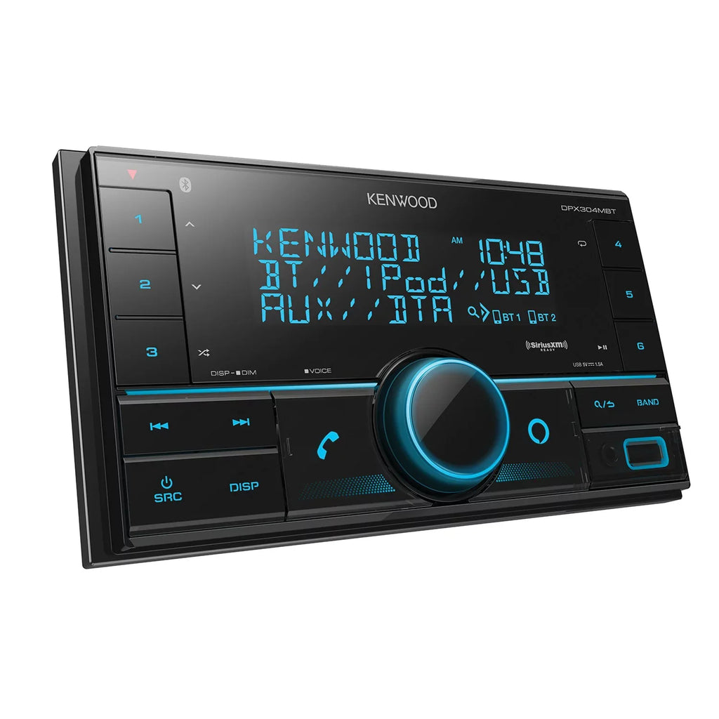 Kenwood DPX304MBT Double- In-Dash Digital Media Receiver with Bluetooth and SiriusXM Ready