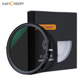 K&F  67mm 2-in-1 Variable Adjustable Filter Neutral Density Fader 5-Stop ND2-ND32 and  Circular Polarizing Filter Ultra-thin with Cleaning Cloth for Camera Lens