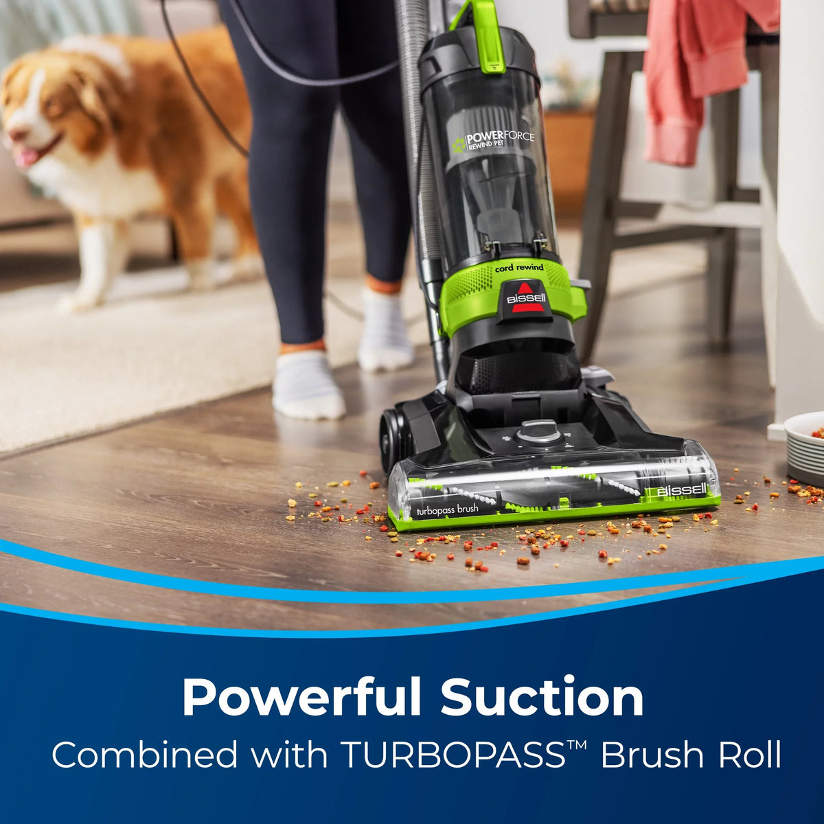 PowerForce Helix Turbo Rewind Pet Upright Vacuum 3333