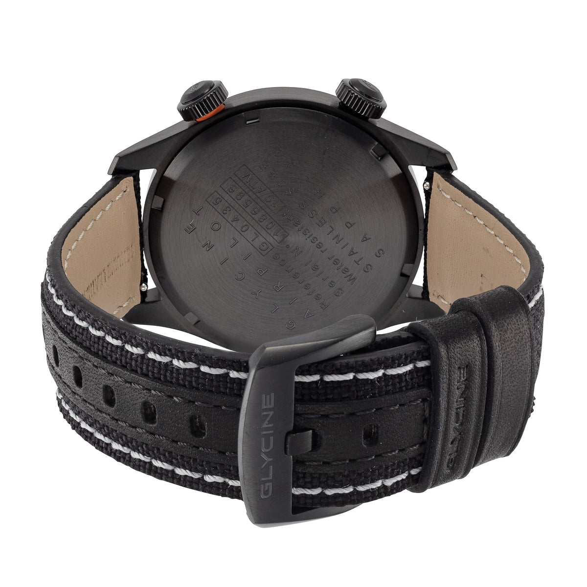 Glycine Airpilot  44 Quartz Black Dial Men's Watch GL0435