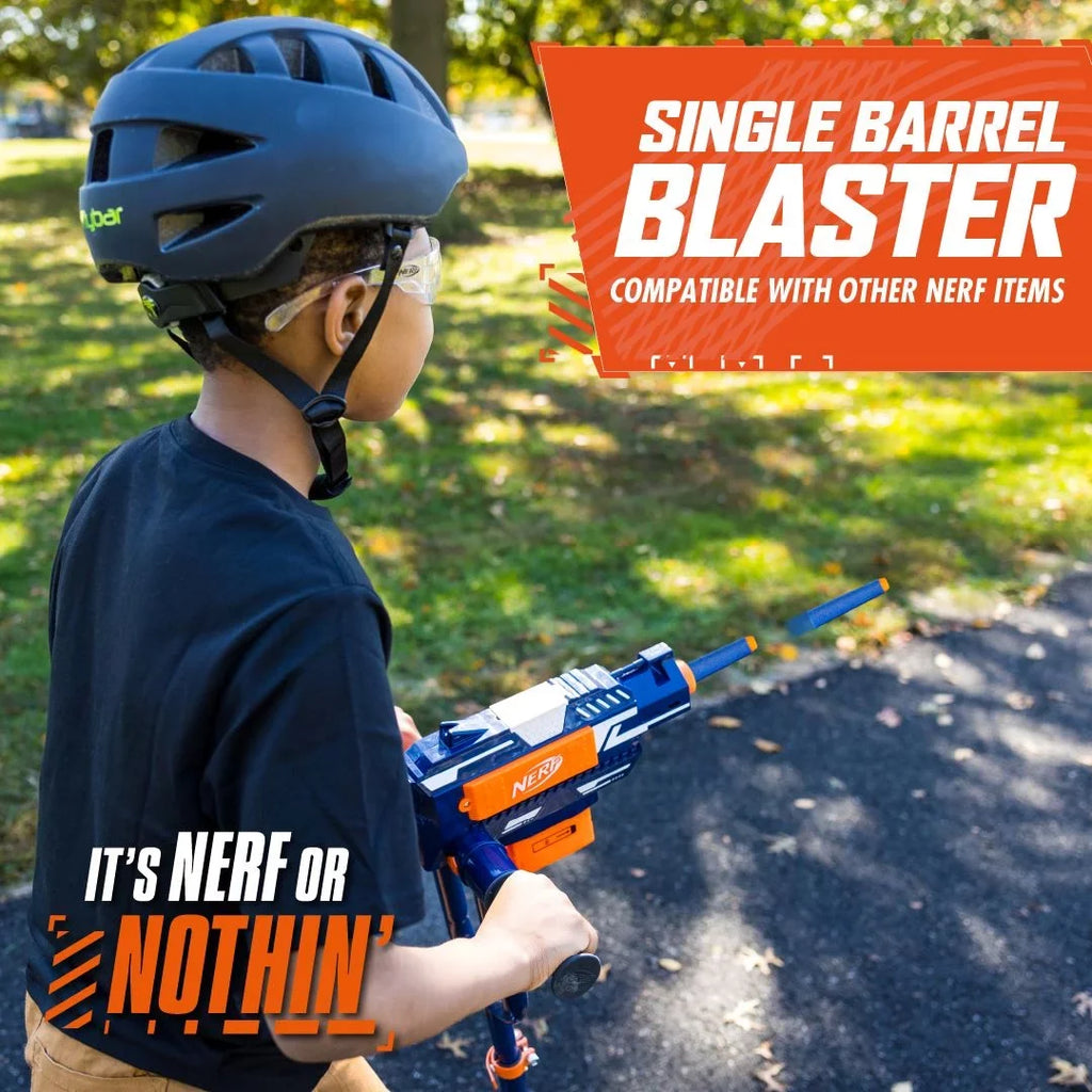 12 Volt Electric Scooter with Blaster, Foldable Scooter, Kick Scooter for Kids Ages 8 and up