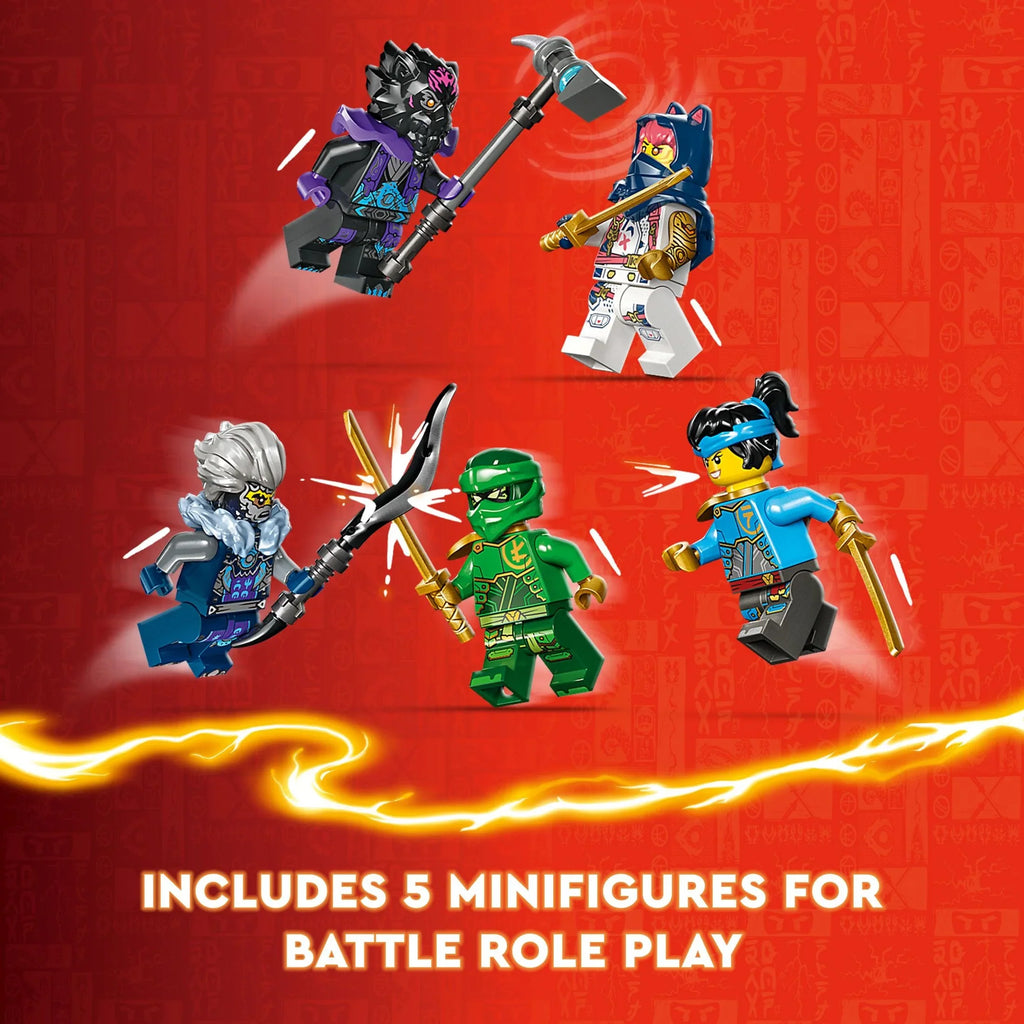 Egalt the Master Dragon Action Figure, Hero Toy Battle Set with 5 Ninja Minifigures for Group or Independent Play, Dragon Toy Gift Idea for Boys and Girls Ages 8 and Up, 71809
