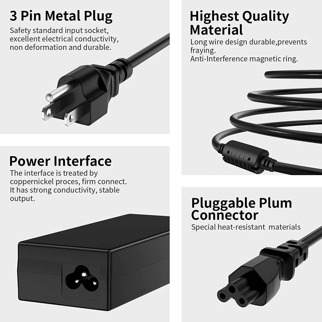 New 65W/45W  Charger for Dell Inspiron P51F P25T P24T P57G P58F P69G P54G P28E P66F P20T P75F P30E P32E P60G P55F