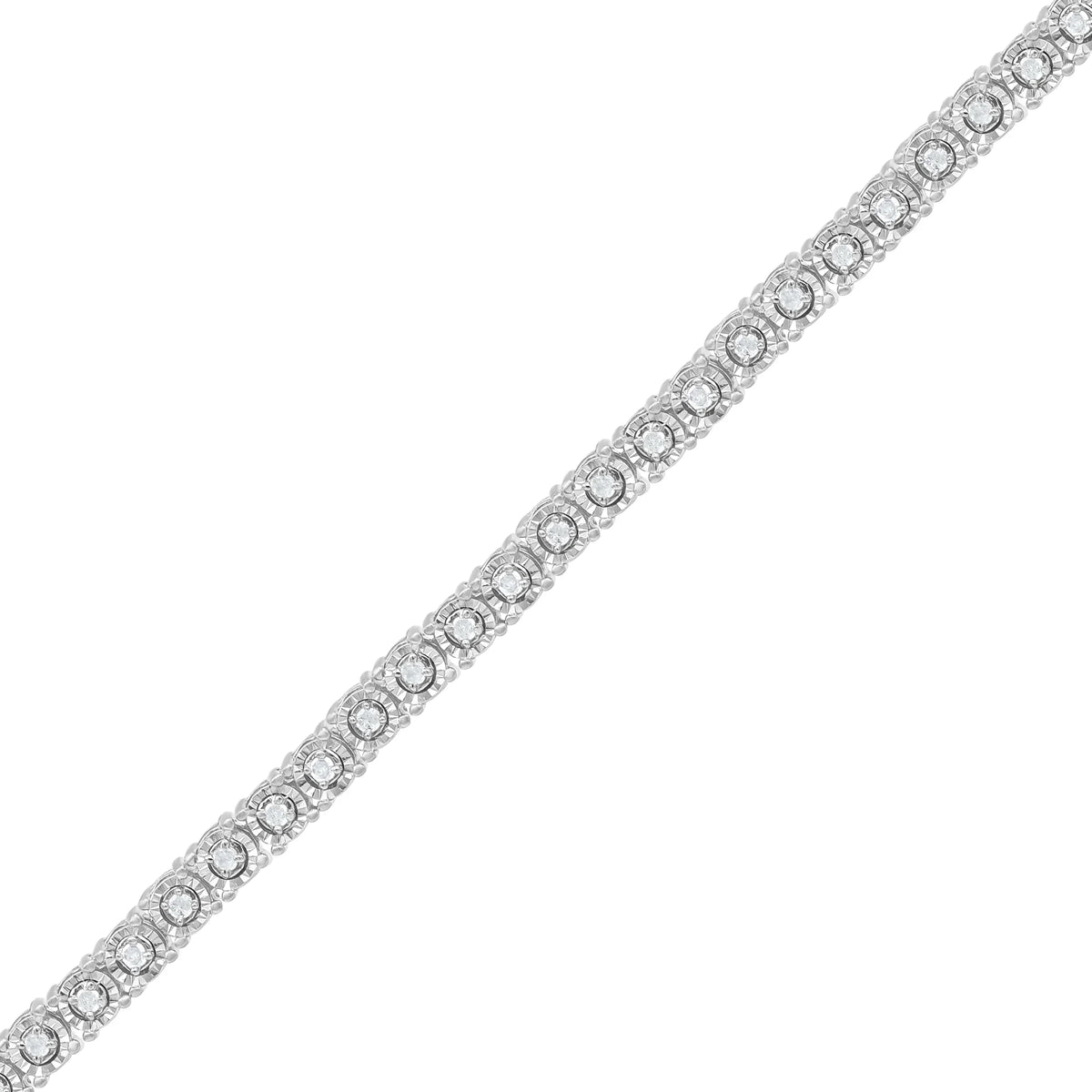 Arista 1/2 Ct Diamond Tennis Bracelet for Women in Sterling Silver Mother's Day Gifts (J-K, I3)