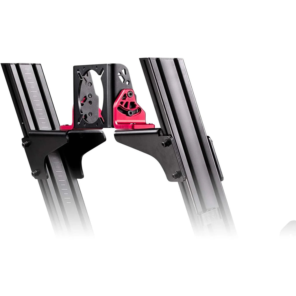 Next Level Racing   Side & Front Mount Adaptor Carbon Grey & Red