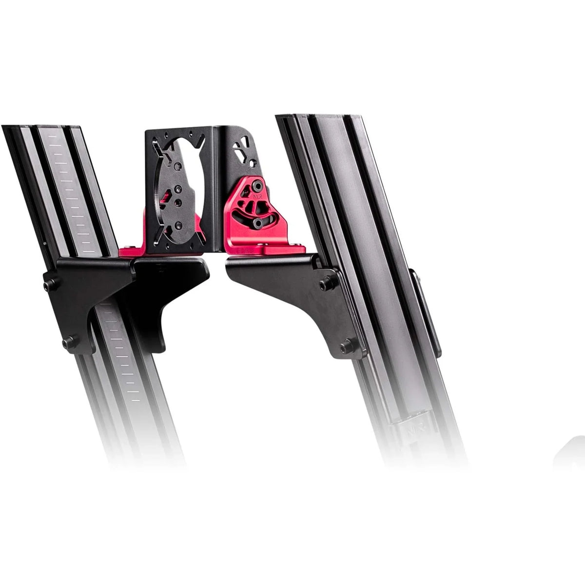 Next Level Racing   Side & Front Mount Adaptor Carbon Grey & Red