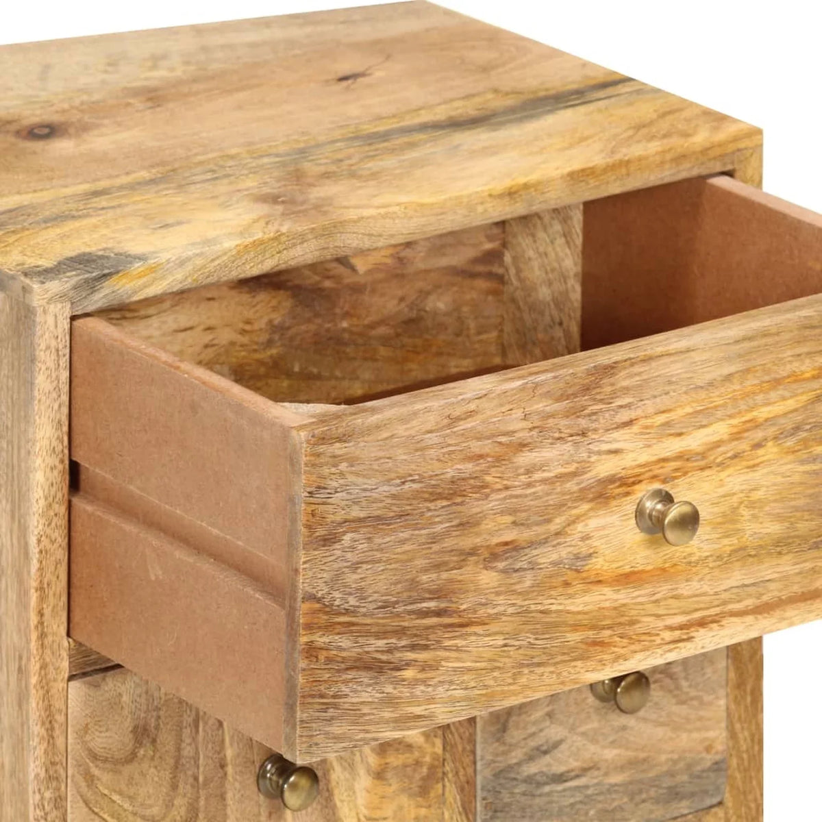 Dcenta Bedside Cabinet 14.2"x11.8"x23.6" Solid Mango Wood