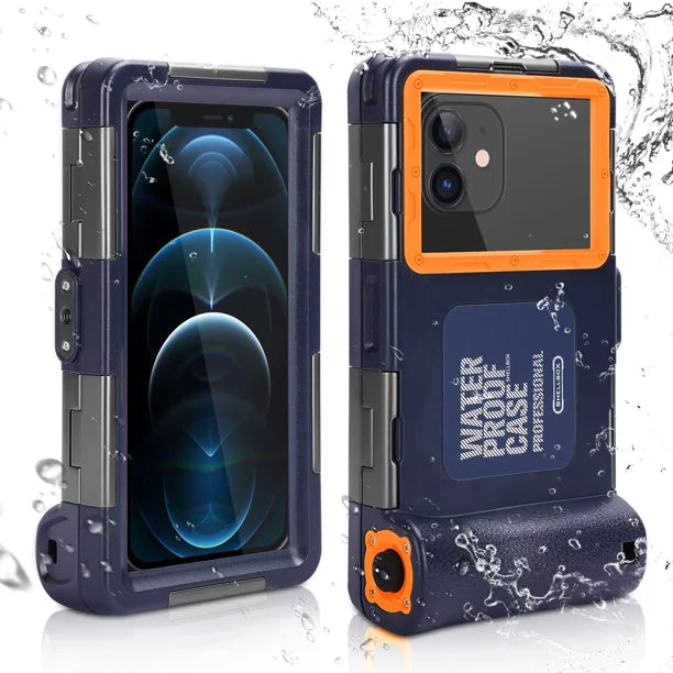 UrbanX Professional [15m/50ft] Swimming Diving Surfing Snorkeling Photo Video Waterproof Protective Case Underwater Housing for Tecno Pova Neo And all Phones Up to 6.9 Inch  with Lanyard