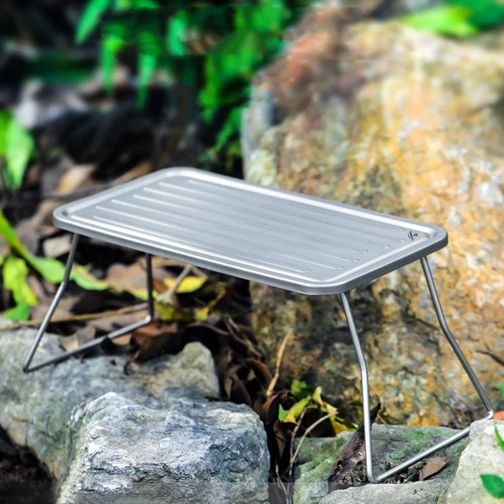 Ultralight Camping Grill,   Grate and Table for Picnic & Barbecue