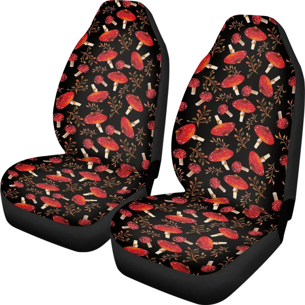 Xoenoiee Mushroom Car Seat Covers, Automotive Seat Cushion Cover for Cars  Pick-up Truck, Universal Non-Slip Vehicle Driver Seat Cushion Cover Protectors , Front Pair